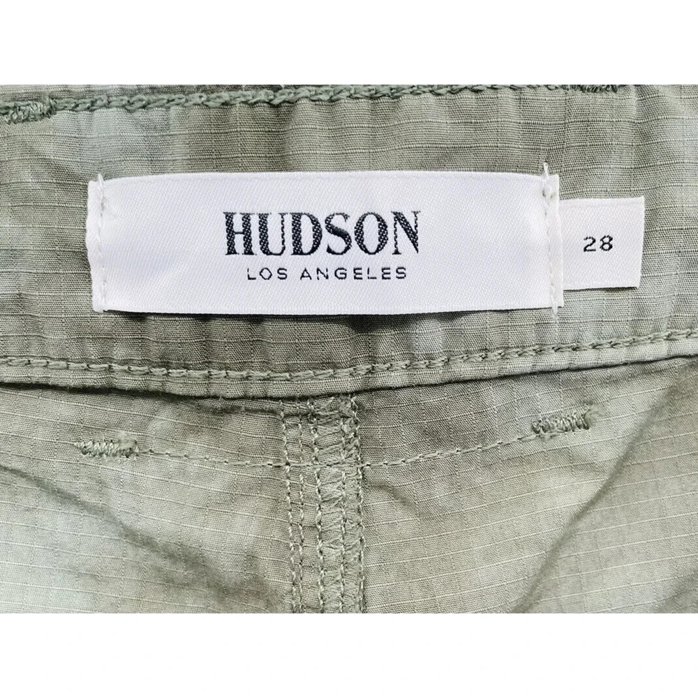 HUDSON Men's Size 28/32 Tracker Cotton Ripstop Cargo Pant Marble Army Green - Picture 7 of 14
